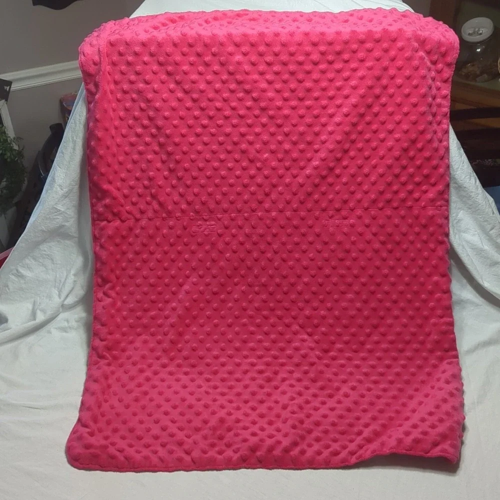 Original Carseat Canopy Infant Car Set Canopy Sprinkled‎ Pink Green Minky Dot